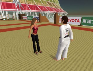 「世界柔道2007」セカンドライフ道場で「バーチャル世界柔道まつり」