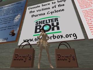 Second Lifeで服を買ってミャンマーのサイクロン被災者を支援しよう！