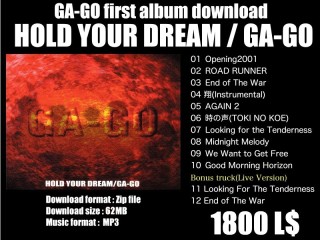 GA-GO、セカンドライフでアルバムを発売