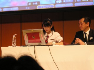 【Virtual World Summit 2007レポート】時東ぁみ、史上初のイベント中リアルタイムログインに挑戦
