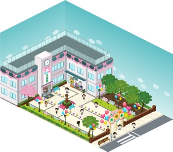 アメーバピグに「AKB48 学園エリア」がオープン！