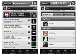 タイトー、iPhone/iPod touchで提供するゲームに 「OpenFeint」を採用
