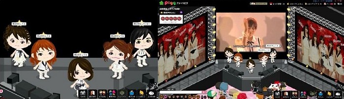 【レポート】アメーバピグにて「AKB48チームピグMINT」のライブを開催 約1万5000人が参加