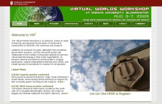 8/3～7、米インディアナ大学にて「Virtual Worlds Workshop」開催