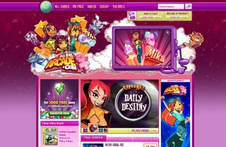 女の子向けカジュアルゲームサイト「AllGirlArcade.com」オープン