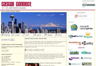 7/21～23、シアトルにてカジュアルゲームのカンファレンスイベント「Casual Connect Seattle 2009」開催