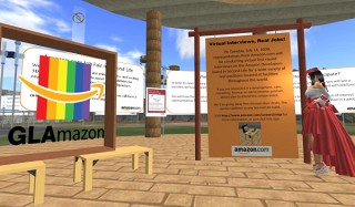Amazon、セカンドライフで就職説明会を開催