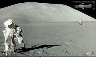 月着陸40周年記念　Google Earthで月面探査
