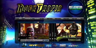 3D仮想空間プラットフォーム「Entropia Universe」のロックの楽園「ROCKtropia」、ティザーサイトを公開