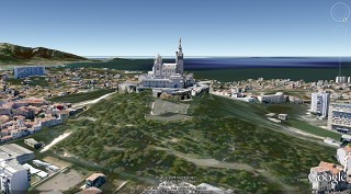 Google Earth、フランス最大の港湾都市マルセイユを3D化