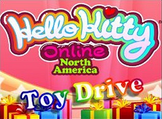 ハローキティオンライン北米版、福祉施設の子供達に玩具をプレゼントするチャリティを実施