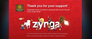 Zynga、ソーシャルゲームディベロッパーのChallenge Gamesを買収