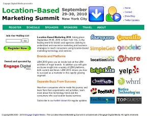 9/29～30、NYにて位置情報系カンファレンスイベント「Location Based Marketing Summit」開催