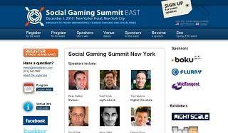 12/1にN.Y.にて「Social Gaming Summit EAST」開催