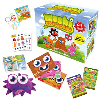 子供向け仮想空間「Moshi Monsters」、クリスマスに合わせアバター画像を使用したプレゼントパックを発売