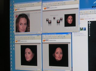 【VWCE2008レポート】加齢も若返りも自由自在、2Dの写真データから3Dの顔をリアルに再現