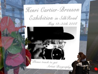セカンドライフ内で20世紀最大の天才写真家・アンリ・カルティエ＝ブレッソンの展覧会開催中