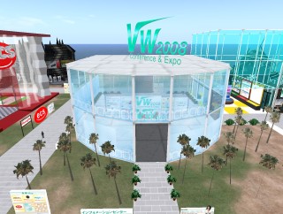 「VirtualWorld Conference＆Expo2008」のセカンドライフ内会場が登場！