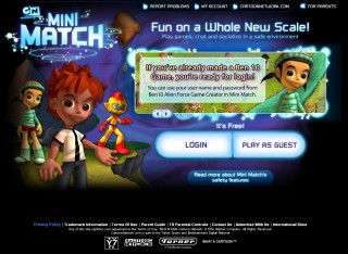 Cartoon Network、子供向け仮想空間「Mini Match」の提供を開始