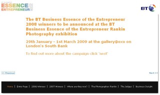 リバーズ・ラン・レッド、「BT Business Essence of the Entrepreneur 2008」に選出