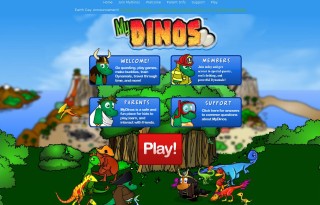 恐竜をモチーフにした新たな子供向け仮想空間「MyDinos」オープン