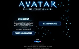 映画「Avatar」、遂に公式の予告編を公開！