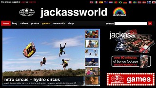 よい子やクソガキ、精神年齢の若い大人も安心して遊べる「Jackassworld.com」