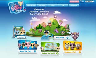 玩具連動型仮想空間「Littlest Pet Shop Online」オープン